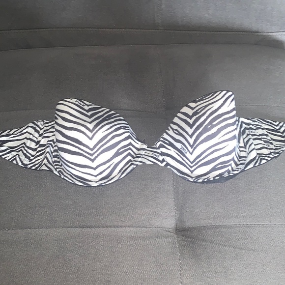 PINK Victoria's Secret Other - Zebra print Victoria Secret PINK strapless bra